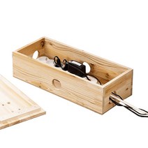 포메리트 삼나무 케이블 정리함 450 x 195 x 126 mm, 1개