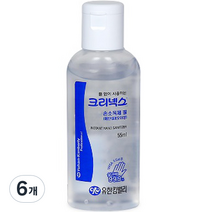 크리넥스 손소독제 겔, 55ml, 6개