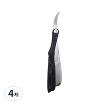 그레이거 전문가용 양면날 전용 클래식 접이식 이용도 GR-101B, 혼합 색상, 4개