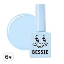 베씨 컬러 젤 11ml, B01 여린 파랑, 6개