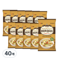 샘표 바지락 칼국수, 100.3g, 40개