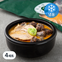 복선당 제주 돔베고기 얼큰 순대국밥 2인분 560g + 소스 15g x 2p 세트 (냉동), 4세트