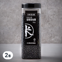 도정공장 씻어나온 검정강낭콩, 1kg, 2통