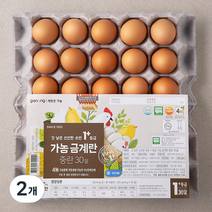 가농 무항생제 1+등급 초란 30구, 2개
