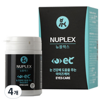 뉴플렉스 반려동물 아이즈케어 눈 영양제, 눈케어, 4개