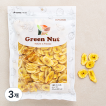 그린너트 바나나 칩, 400g, 3개