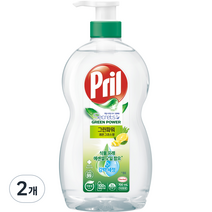 프릴 시크릿 오브 그린파워 주방세제 레몬 그라스향, 700ml, 2개