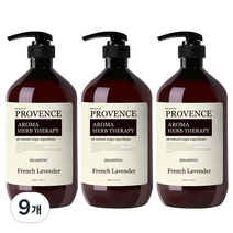 프로방스 프렌치 라벤더 샴푸, 1L, 9개