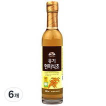 오가닉스토리 유기 현미식초, 300ml, 6개