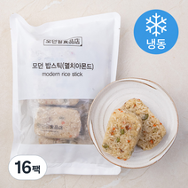 모던밀 모던 밥스틱 멸치아몬드 (냉동), 100g, 16팩