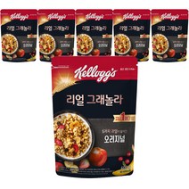 켈로그 리얼 그래놀라 오리지널 시리얼, 400g, 6개