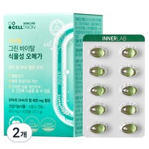 셀트리온 이너랩 그린 바이탈 식물성 오메가, 60정, 2개, 60정