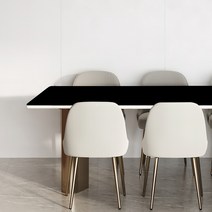 어나더 양면 가죽 방수 식탁보 모서리라운딩5mm, 블랙 + 그린, 60 x 60 cm