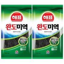 해표 완도 미역, 2개, 150g