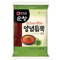 청정원 순창 양념듬뿍 쌈장 비닐, 500g, 1개