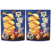 무뚝뚝감자칩 통후추 소금맛 과자, 124g, 2개