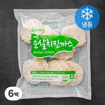 상신 순살 치킨까스 10장 (냉동), 6팩, 600g