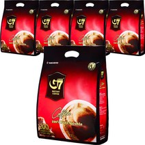 G7 퓨어 블랙 커피 수출용 2g, 200개입, 5개