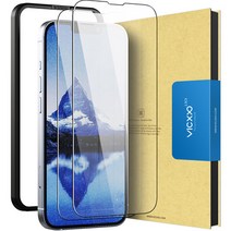 빅쏘 2.5CX 아이폰 강화유리 휴대폰 액정보호필름 2매 + 부착가이드, 1세트