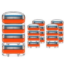 질레트 퓨전 매뉴얼 면도날, 5개, 4개입