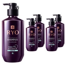 려 자양윤모 9ex 탈모전문케어 민감성 샴푸, 5개, 400ml