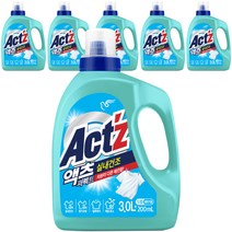 액츠 퍼펙트 실내건조 드럼용 액상세제 본품, 3200ml, 6개