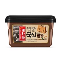 해찬들 국산 된장, 900g, 1개