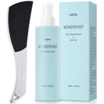바디바 원더풋 발 각질제거제 200ml + 풋파일 세트, 1세트