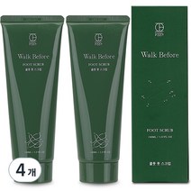 클풋 풋 스크럽 150ml, 4개, 1개입