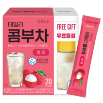 다농원 데일리 콤부차 리치, 5g, 20개