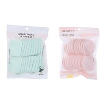 에이비엠 메이크업 파우더 퍼프 20p, 색상 랜덤, 2개입