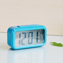 촘스토리 디지털 탁상시계 센서라이트02, 블루