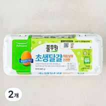 풀무원 무항생제 1등급 초란 10구, 2개