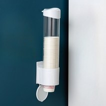 솔브리빙 종이컵 디스펜서 1구 70컵, 화이트, 1세트