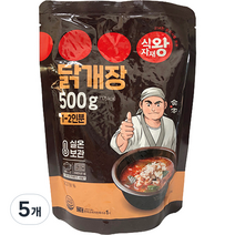 식자재왕 닭개장, 500g, 5개