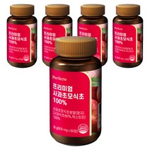 퍼펙토 프리미엄 사과초모식초 100% 영양제 36g, 5개, 60정