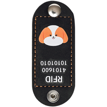 뽀시래기 강아지 동물등록 RFID 외장인식칩 가죽형 인식표, 29