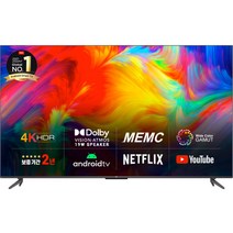 TCL 안드로이드11 4K UHD TV, 165cm(65인치), 65P735, 스탠드형, 방문설치