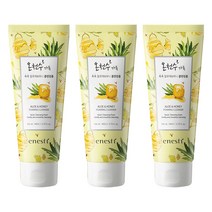 에네스티 온천수 가득 클렌징폼 촉촉 알로에 & 허니, 140ml, 3개입