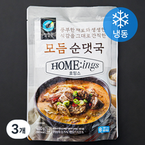 청정원 모듬 순댓국 1~2인분 (냉동), 400g, 3개