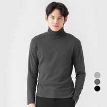캐럿 남성 래귤러핏 터틀넥 티