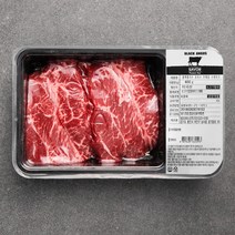 쉐프 파트너 미국산 블랙앵거스 부채살 스테이크용 (냉장), 400g, 1팩
