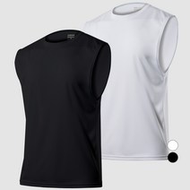 아르메데스 남성용 기능성 오버핏 민소매 AR-124 2p