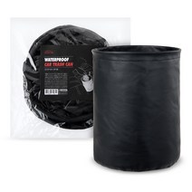 블랙팟 차량용 초간편 방수 휴지통, 1개