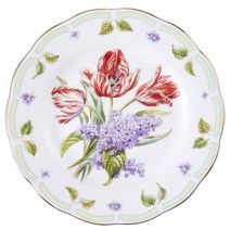 로얄알버트 보타니칼 골드 PLATE ROUND, TULIPS + LILACS