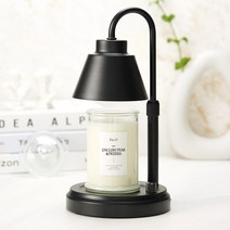 에인디 초초캔들워머 블랙+소이캔들370g 세트, 잉글리쉬페어프리지아
