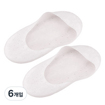 모나코올리브 풀커버 실리콘 풋케어 덧신, 6개입