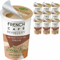 프렌치카페 로스터리 스트로우 프리 카페오레, 10개, 200ml