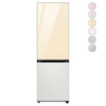 [색상선택형] 삼성전자 비스포크 냉장고 방문설치, 글램 바닐라 + 코타 화이트
