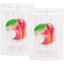 넛츠데이 건복숭아 슬라이스, 150g, 2개